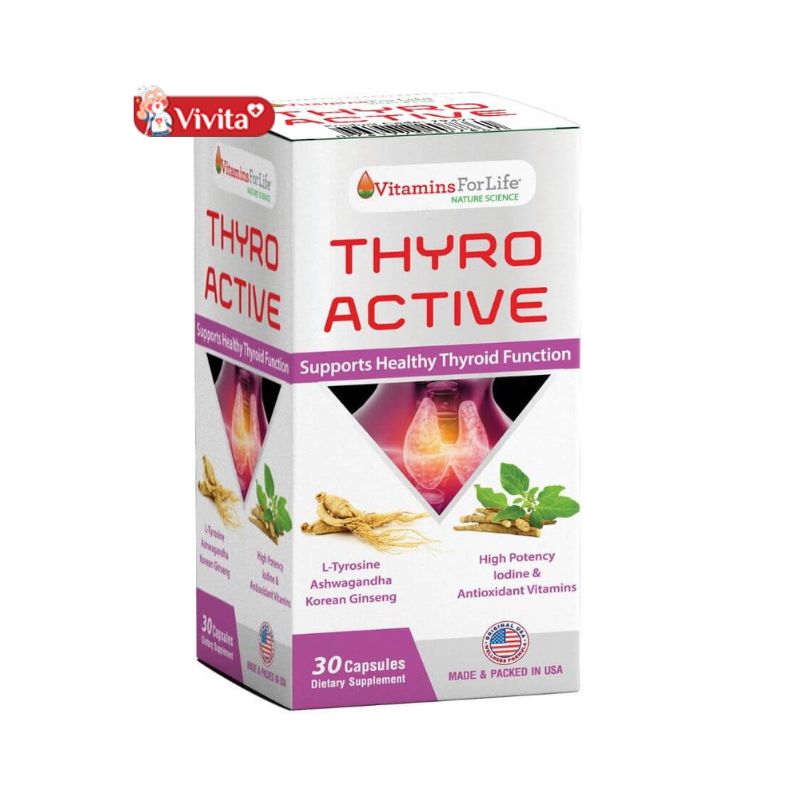 Thyro Active thực phẩm chức năng cho người bệnh tuyến giáp