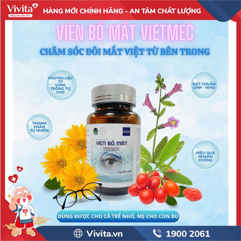 Viên Bổ Mắt Vietmec có tốt không