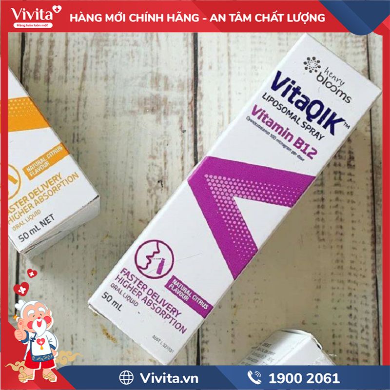 VitaQIK Vitamin B12 chính hãng