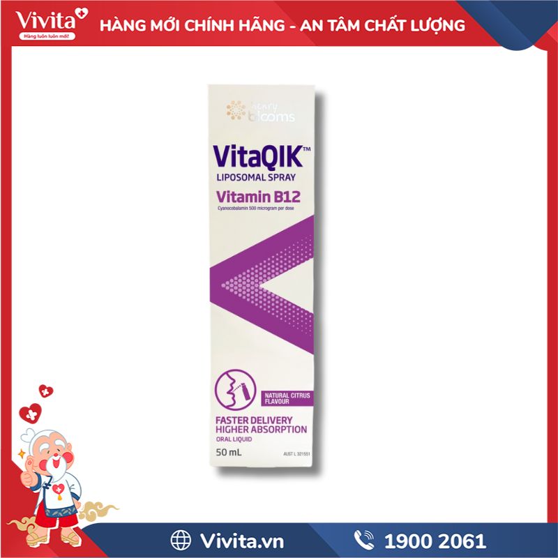 VitaQIK Vitamin B12 có tốt không