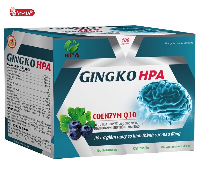 Viên uống bổ Não Ginko HPA Hải Linh