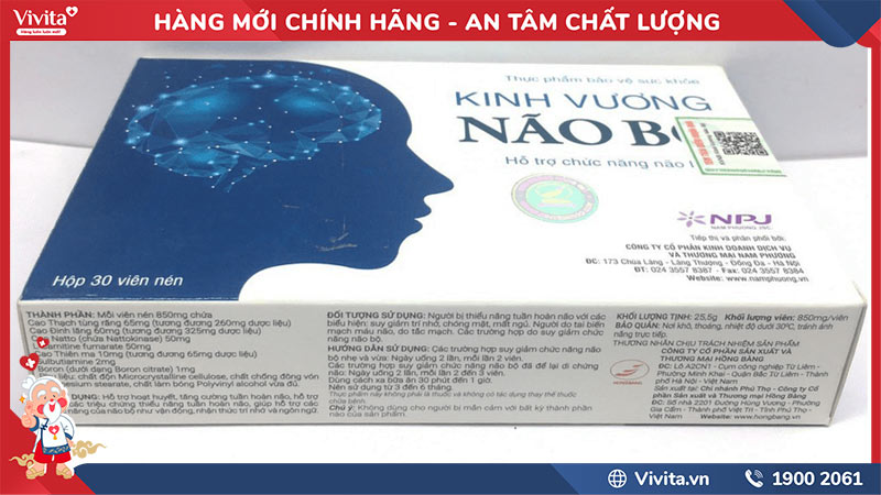 cách nhận biết kinh vương não bộ chính hãng