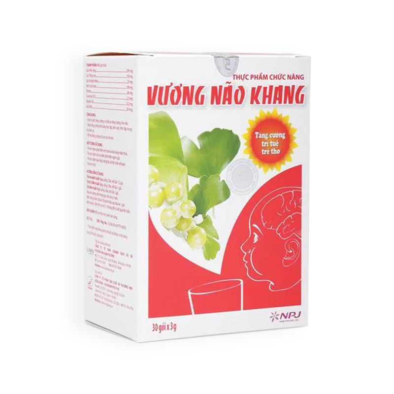 Vương Não Khang Hỗ Trợ Trẻ Nhanh Biết Nói, Giảm Tăng Động, Bớt Tự Kỷ (Hộp 30 Gói)