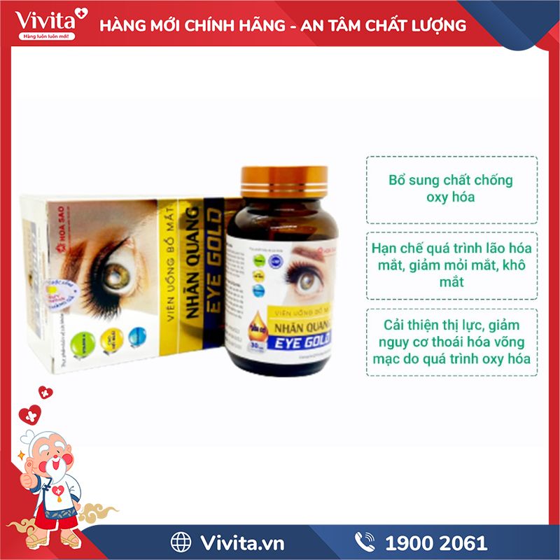 Công dụng của Nhãn Quang Eye Gold