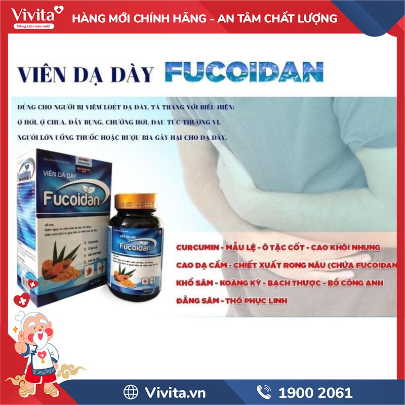 Công dụng của Viên Dạ Dày Fucoidan