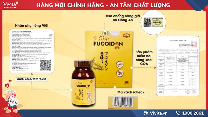 Kibou Fucoidan Chính Hãng