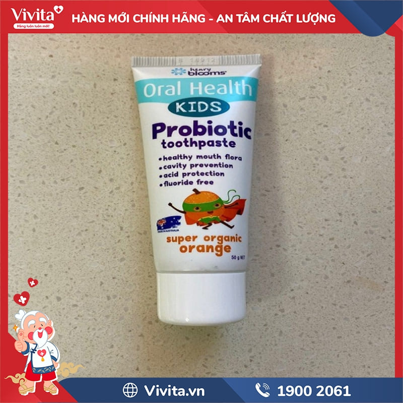 Kids Probiotic Toothpaste Organic Orange Có Tốt Không