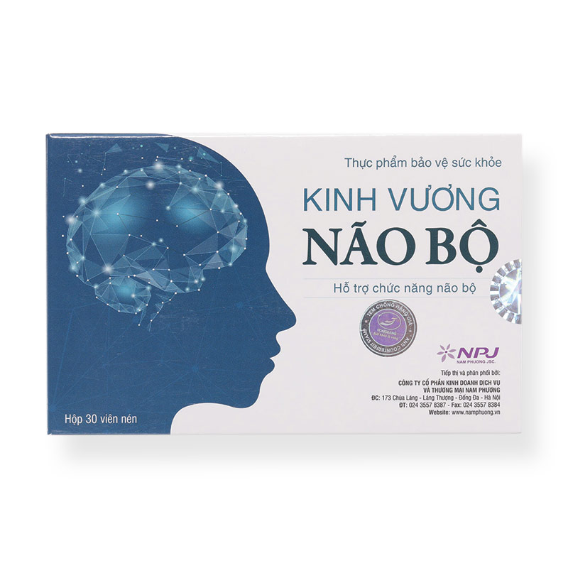 Kinh Vương Não Bộ Viên Uống Hỗ Trợ Phục Hồi Chức Năng Não Bộ, Hoạt Huyết Và Tăng Cường Tuần Hoàn Máu Não (Hộp 30 Viên)