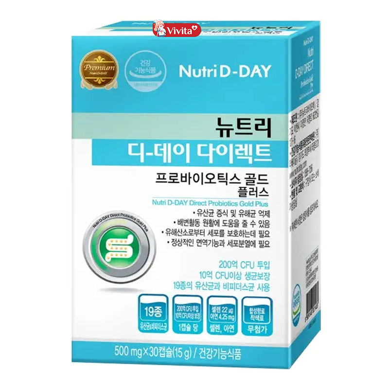 Men vi sinh Hàn Quốc Nutri D-Day