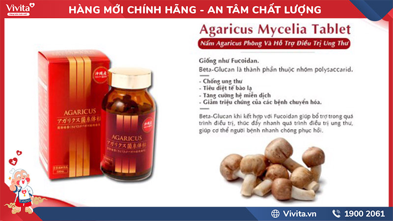 nấm agaricus kanehide bio có tốt không