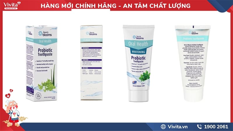 Oral Health Whitening Probiotic Toothpaste Chính Hãng