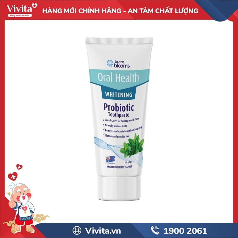 Oral Health Whitening Probiotic Toothpaste Có Tốt Không