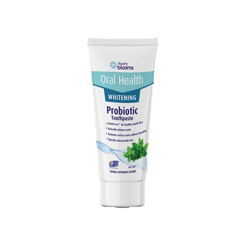 Oral Health Whitening Probiotic Toothpaste gel hỗ trợ làm sạch, giảm ê buốt cho răng chắc khỏe