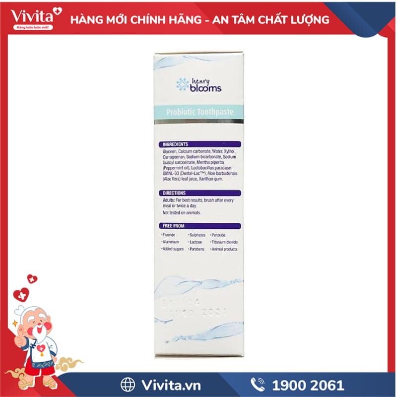 Thành Phần Oral Health Whitening Probiotic Toothpaste