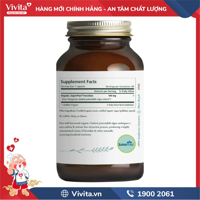 Thành Phần SuperPure Fucoidan Organic Extract