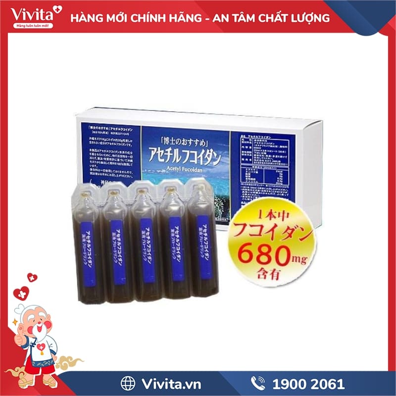 Thành Phần Tảo Acetyl Fucoidan