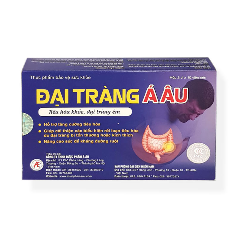 Đại Tràng Á Âu Hỗ Trợ Tăng Cường Tiêu Hóa (Hộp 30 Viên)