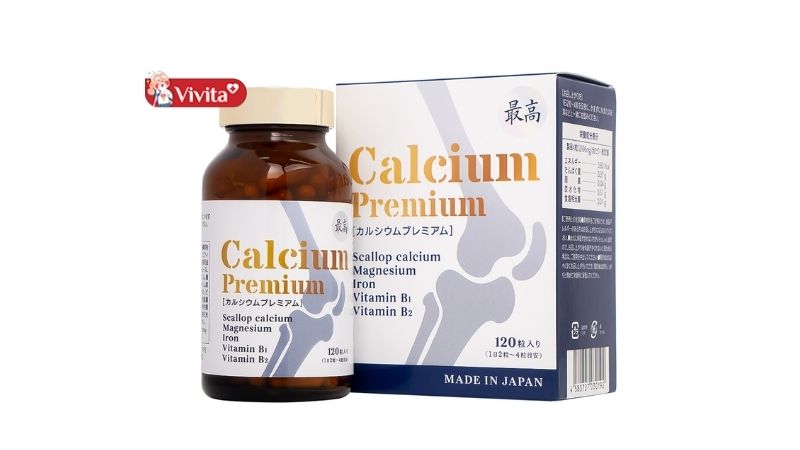 Viên uống Canxi Calcium Premium của Nhật