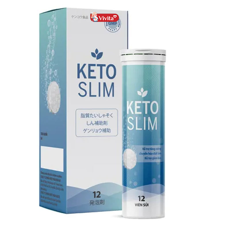 Viên sủi Keto Slim Nhật Bản hỗ trợ giảm cân