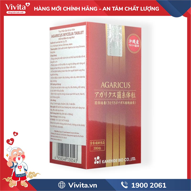 viên uống agaricus kanehide bio