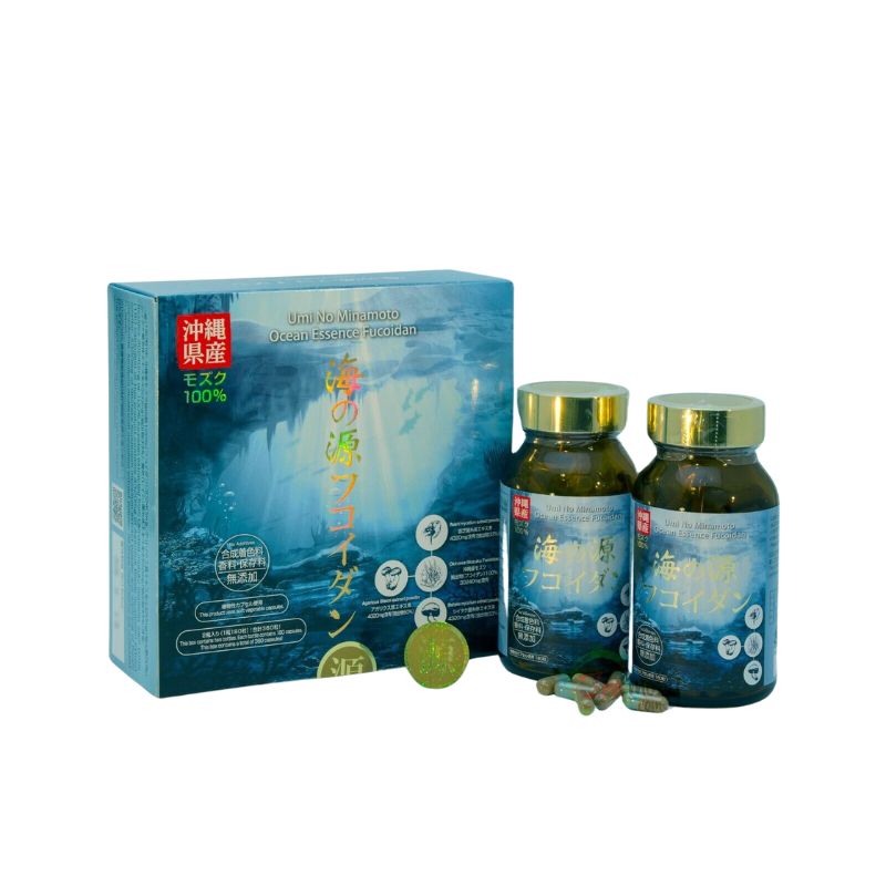 Minamoto Ocean Fucoidan Nhật Bản Viên Uống Hỗ Trợ Ngăn Ngừa Ung Thư (Lọ 180 Viên)