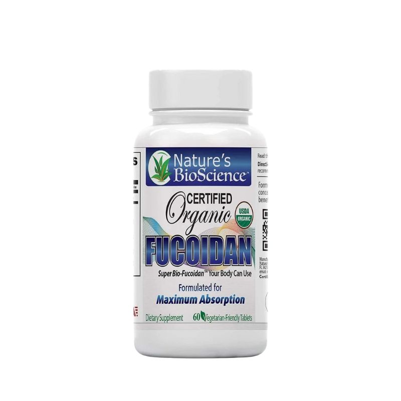 Nature’s BioScience Organic Fucoidan Mỹ Viên Uống Hỗ Trợ Tăng Sức Đề Kháng (Lọ 60 Viên)