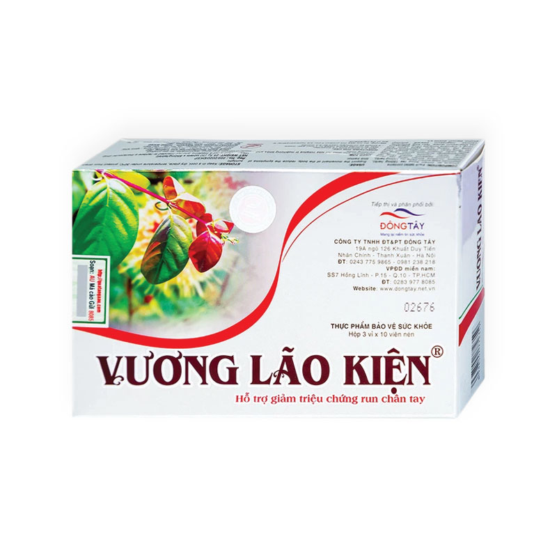 Vương Lão Kiện Hỗ Trợ Cải Thiện Triệu Chứng Run Chân Tay (Hộp 3 Vỉ x 30 Viên, Hộp 2 Lọ x 90 Viên)