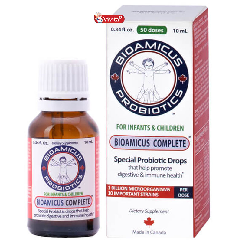 Men vi sinh 10 chủng Bioamicus Complete Canada