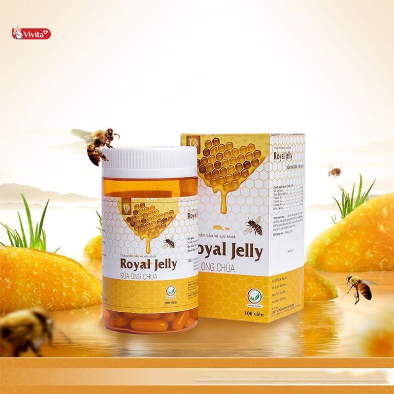 Viên Sữa Ong Chúa Royal Jelly Schon Hỗ Trợ Chống Lão Hóa Da