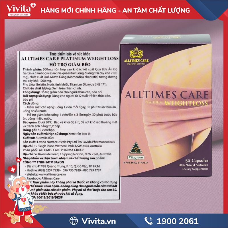 Cách dùng Alltimes Care Platinum Weightloss