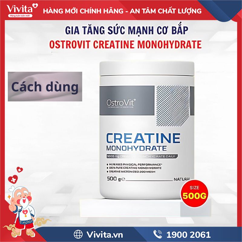 Cách dùng Creatine Monohydrate