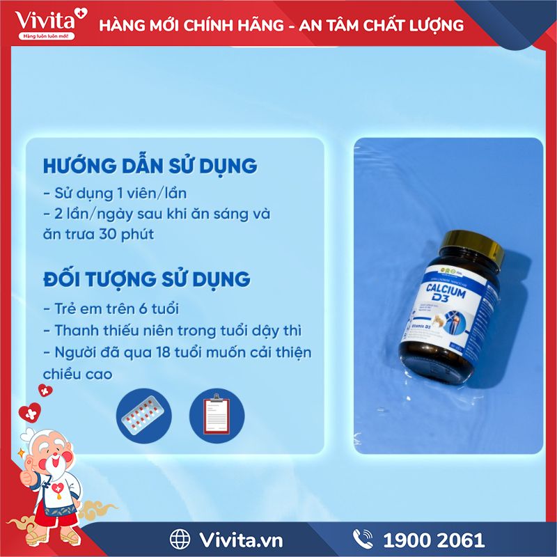 Hướng dẫn cách sử dụng Extra Cadimax Nanocare Calcium D3 để đạt hiệu quả tốt nhất