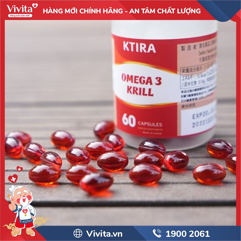 Cách sử dụng Ktira Omega 3 Krill