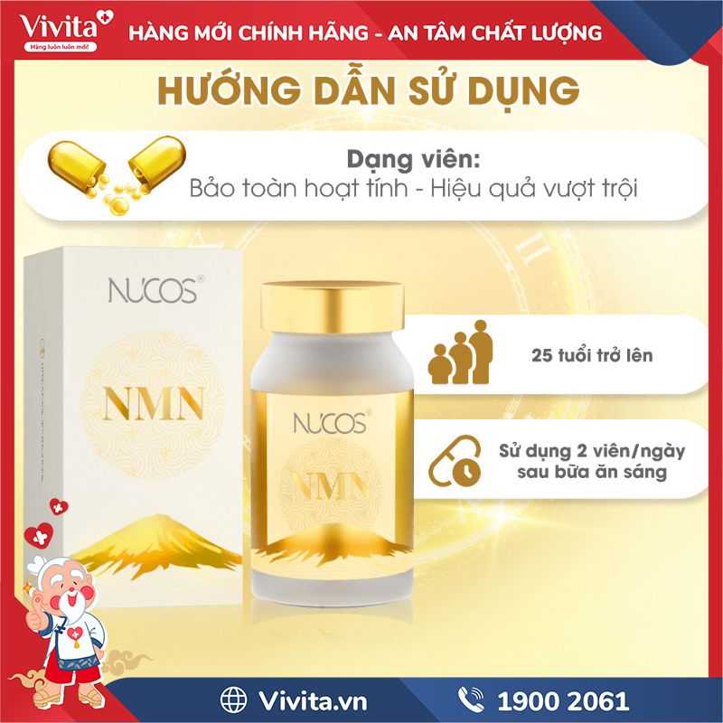 Cách sử dụng Nucos NMN