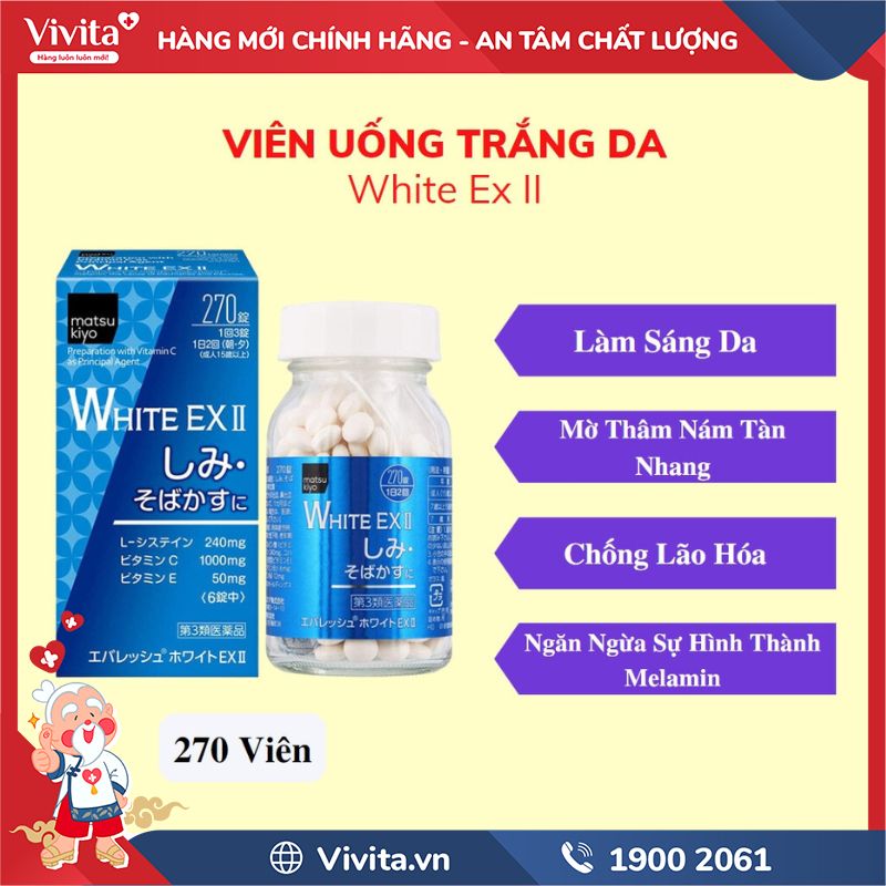 Công dụng White Ex II