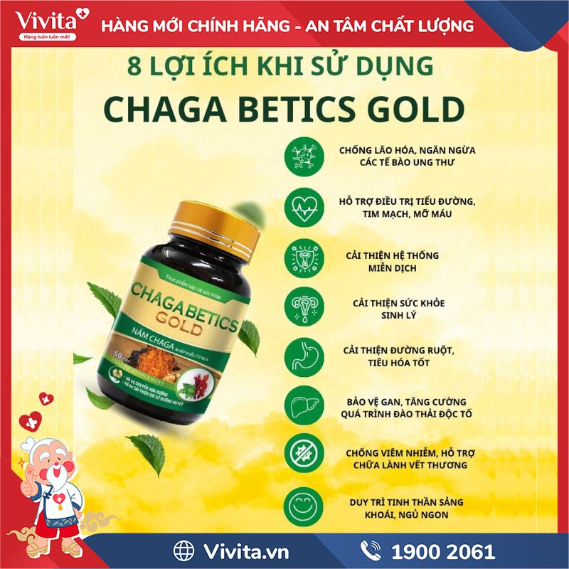 Công dụng của Chaga Bestics Gold 