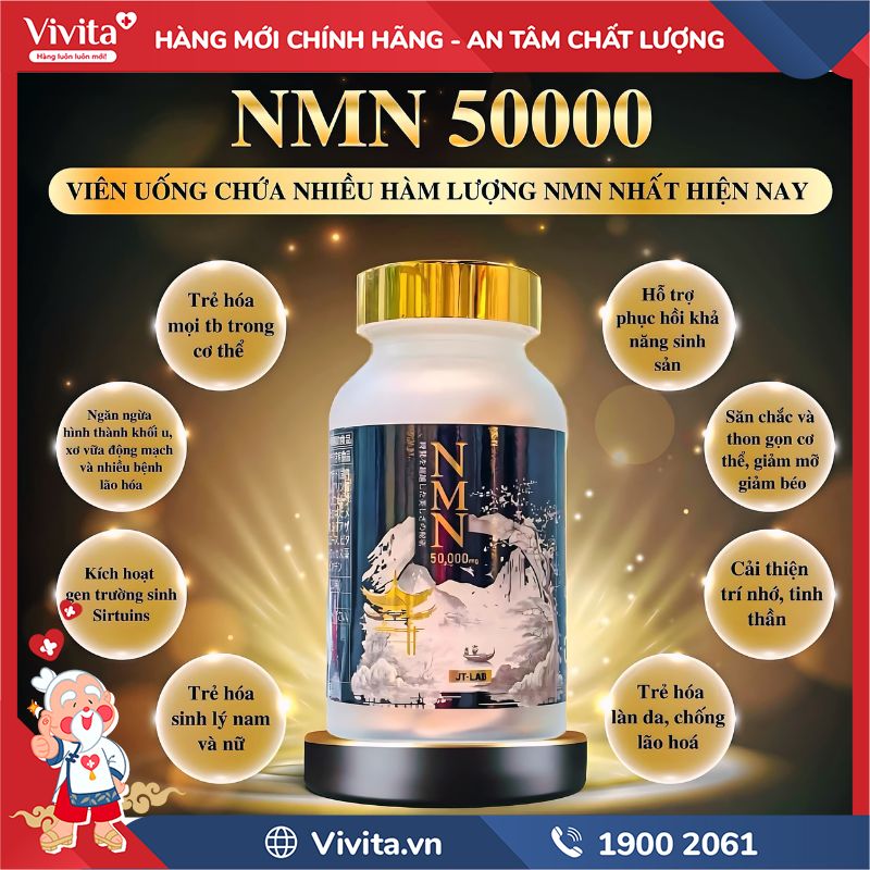 Công dụng NMN 50000 JT-LAB