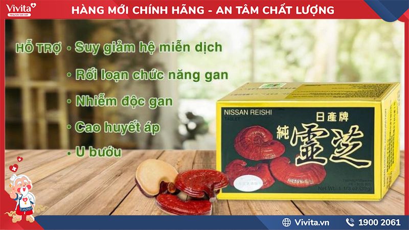 Tác dụng của Thuần Linh Chi Nissan