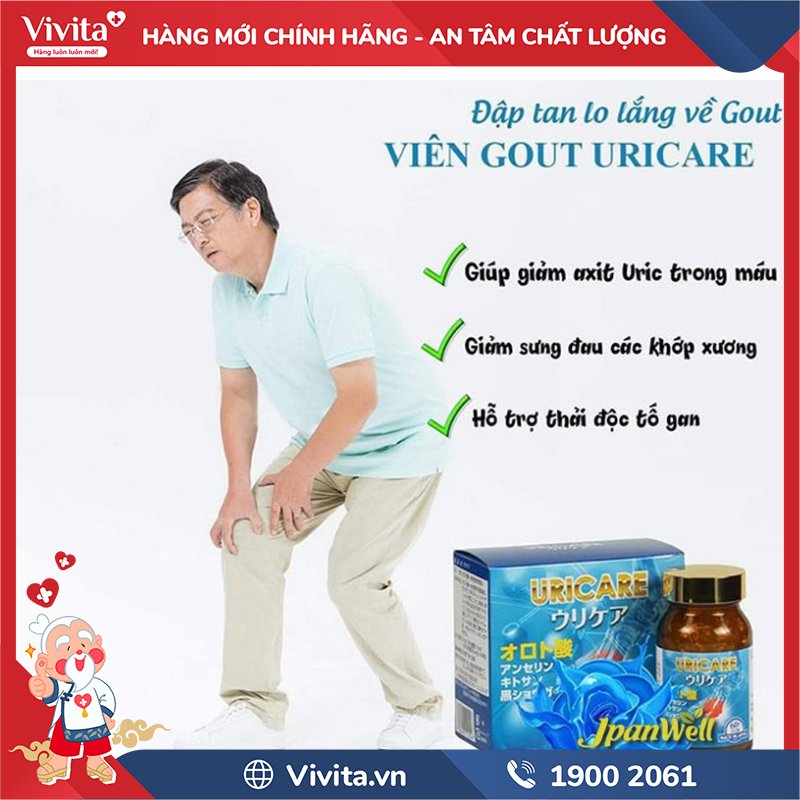 Công Dụng Uricare Jpanwell