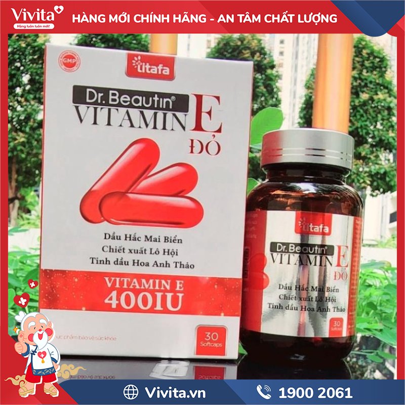 Dr.Beautin Vitamin E Đỏ chính hãng