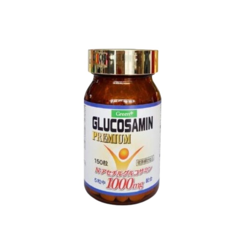 Glucosamin Premium Green Viên Uống Hỗ Trợ Bổ Sung Dưỡng Chất, Cải Thiện Khô Cứng Khớp (Hộp 150 viên)