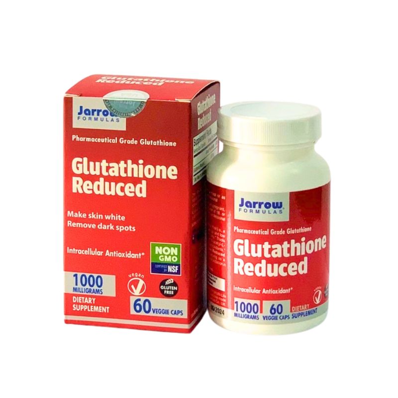 Glutathione Reduced Viên Uống Hỗ Trợ Trắng Da, Hỗ Trợ Giải Độc Gan (Hộp 60 viên)