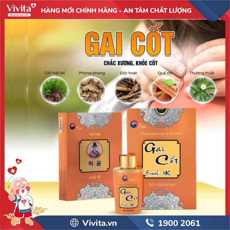 Thành phần của Fibic Gai Cốt