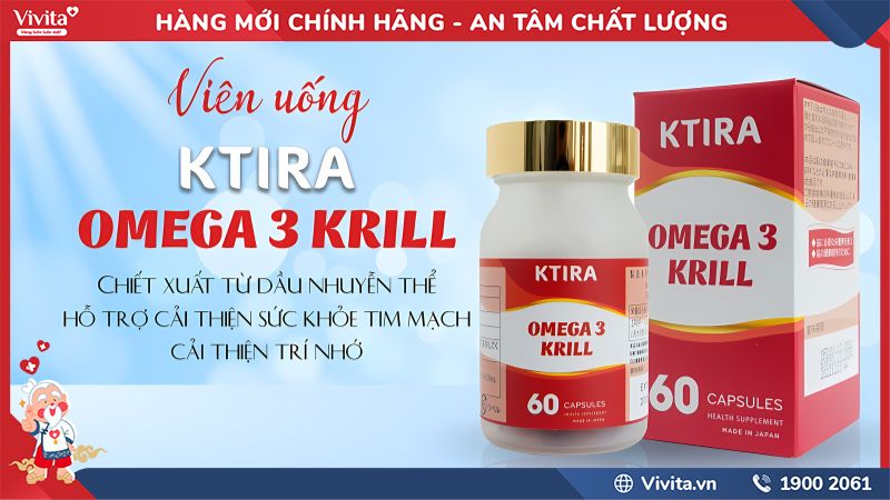 Thành phần của Ktira Omega 3 Krill