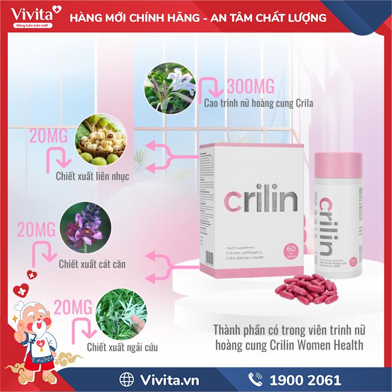 Thành Phần Trinh Nữ Hoàng Cung Crillin