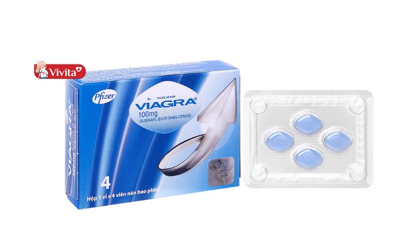 Thuốc điều trị rối loạn cương dương Viagra 50mg