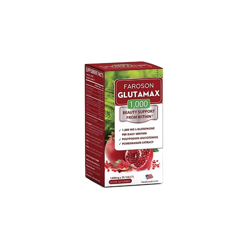 Glutamax 1000 Viên Uống Hỗ Trợ Chống Lão Hóa Làn Da (Hộp 1 lọ 30 viên)