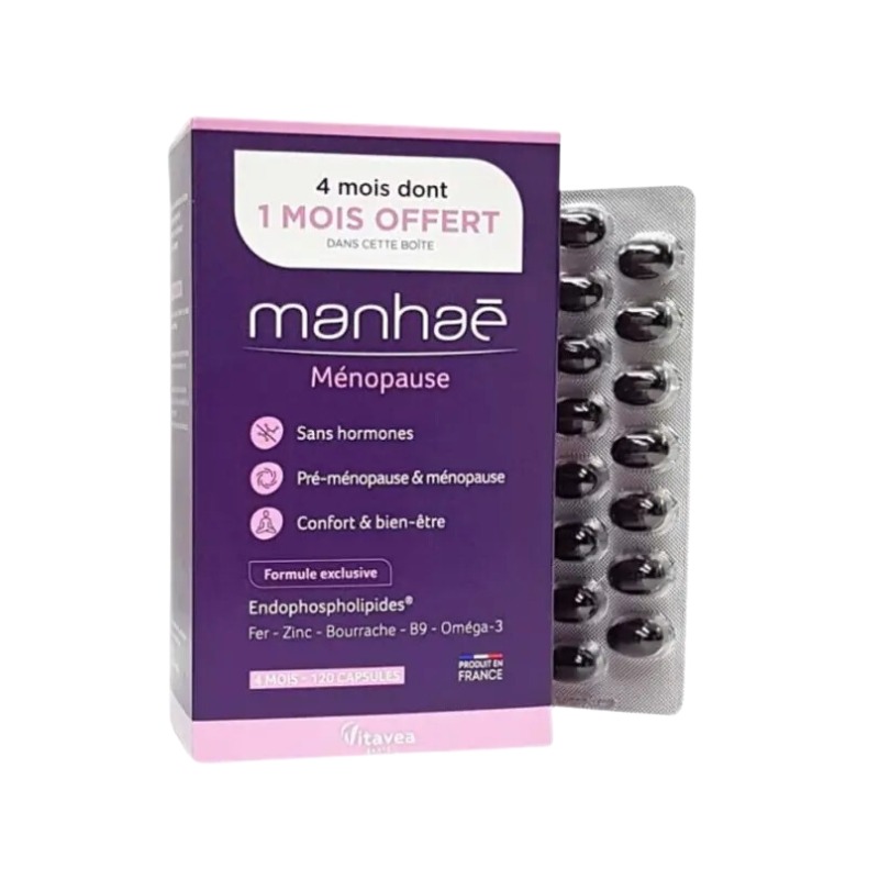 Manhae Menopause Viên Uống Hỗ Trợ Cân Bằng Nội Tiết Tố (Hộp 30 viên)