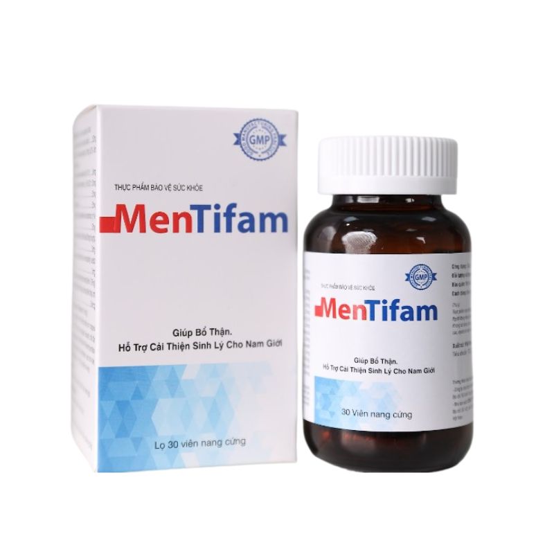 Mentifam Viên Uống Hỗ Trợ Tăng Cường Sinh Lý Nam (Hộp 30 Viên)