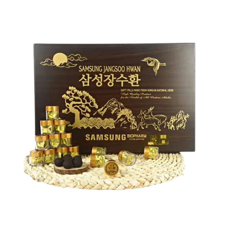 Samsung Jangsoo Hwan Viên Uống Hỗ Trợ Tuần Hoàn Máu Não, Hỗ Trợ Ngăn Ngừa Tắc Nghẽn Máu Não (Hộp 60 viên)